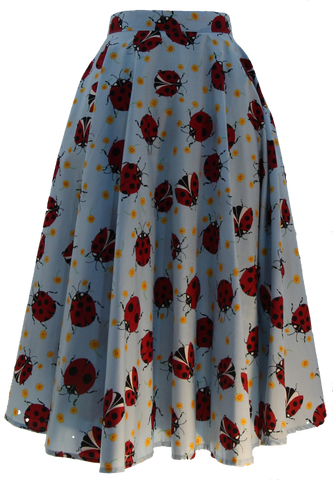Lila Ladybug Skirt
