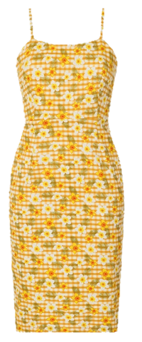 Benita Gingham Wiggle Dress