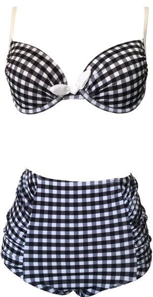 Gingham Two Piece Swimsuit
