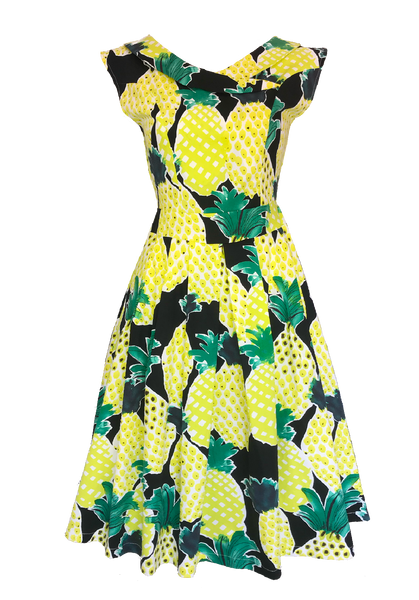Summer Pineapple Dress (Calista)