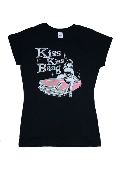 Kiss Kiss Bang Logo Tee (women’s fitted)
