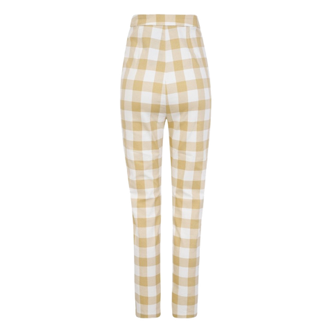 Marie 50s Gingham Trousers