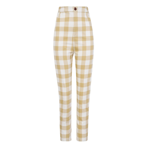 Marie 50s Gingham Trousers