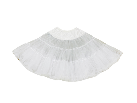 Hell Bunny White Petticoat- Long
