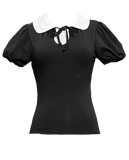 Khloe T-Shirt Top-Black