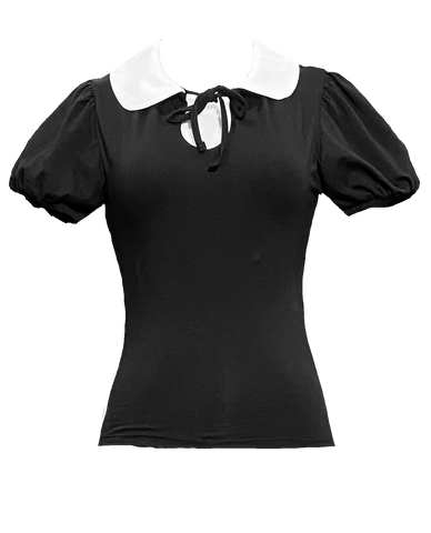 Khloe T-Shirt Top-Black