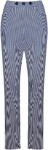 Striped Cigarette Pants